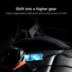 Green Cell PowerRide 54W 3xUSB 18W Bil laddare med Ultra Charge snabbladdningsteknologi. - Bild 2