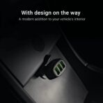 Green Cell PowerRide 54W 3xUSB 18W Bil laddare med Ultra Charge snabbladdningsteknologi. - Bild 3