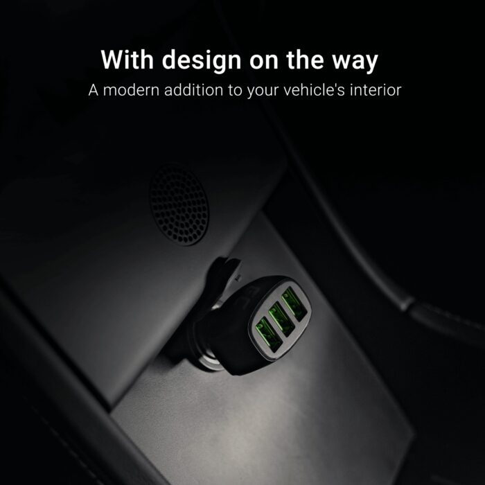 Green Cell PowerRide 54W 3xUSB 18W Bil laddare med Ultra Charge snabbladdningsteknologi. - Bild 3