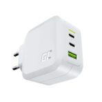 Green Cell Vit 65W GaN Green Cell PowerGan nätadapter för Laptop. MacBook. Telefon. Surfplatta. Nintendo Switch - 2x USB-C. 1x - Bild 2