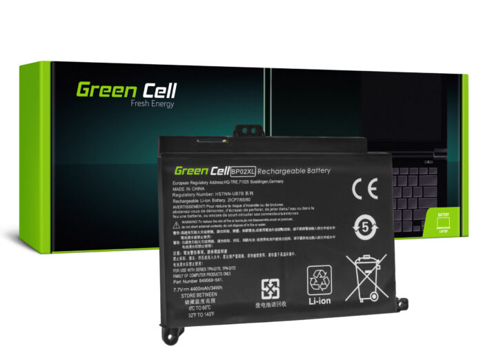 Green Cell Batteri BP02XL för HP Pavilion 15-AU 15-AU051NW 15-AU071NW 15-AU102NW 15-AU107NW 15-AW 15-AW010NW. - Bild 1