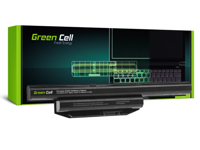 Green Cell batteri för Fujitsu LifeBook A514 A544 A555 AH544 AH564 E547 E554 E733 E734 E743 E744 E746 E753 E754 S904. - Bild 1