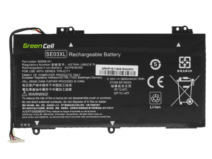 Green Cell Batteri SE03XL HSTNN-LB7G HSTNN-UB6Z för HP Pavilion 14-AL 14-AV - Bild 3