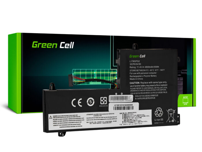 Green Cell batteri L17C3PG1 L17L3PG1 L17M3PG2 L17M3PG3 för Lenovo Legion Y530-15ICH Y540-15IRH. - Bild 1