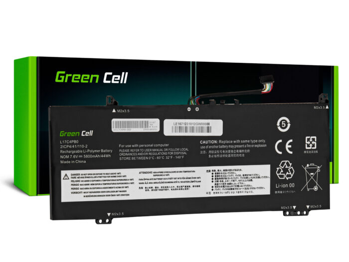 Green Cell batteri L17C4PB0 L17C4PB2 L17M4PB0 L17M4PB2 för Lenovo IdeaPad 530S-14ARR 530S-14IKB Yoga 530-14ARR 530-14IKB. - Bild 1