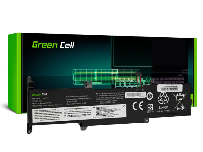 Green Cell L19C3PF7 L19D3PF5 L19L3PF5 batteri för Lenovo IdeaPad 3-14ADA05 3-14IIL05 3-14IML05 3-15ADA05 3-15IIL05. - Bild 1