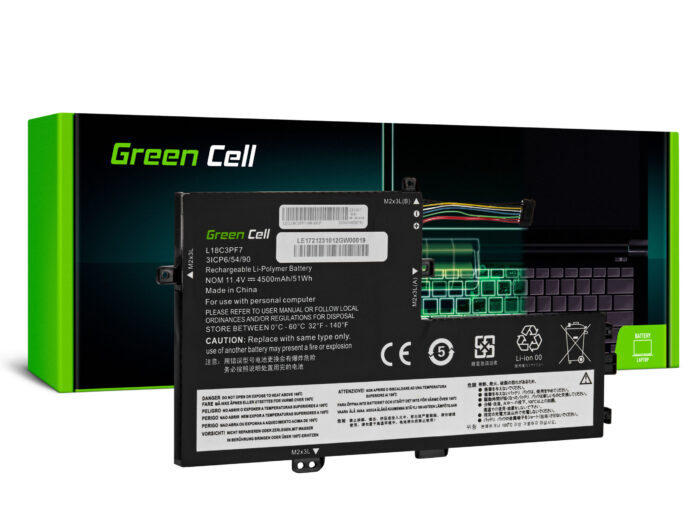 Green Cell batteri L18C3PF6 L18C3PF7 L18M3PF6 L18M3PF7 för Lenovo IdeaPad C340-15IIL S340-14API S340-15API S340-15IIL S340-15IWL. - Bild 1