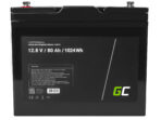 Green Cell LiFePO4 Batteri 12V 12.8V 80Ah för fotovoltaiska system. husvagnar och båtar. - Bild 5
