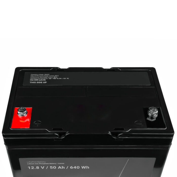 Green Cell LiFePO4 Batteri 12V 12.8V 50Ah för fotovoltaiska system. husbilar och båtar. - Bild 4
