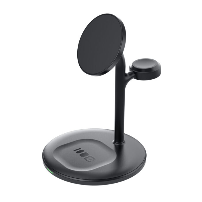 Greencell MagScape Induktiv Laddare Ställ 3-i-1 MagSafe för iPhone. Apple Watch. AirPods och andra trådlösa hörlurar. - Bild 1