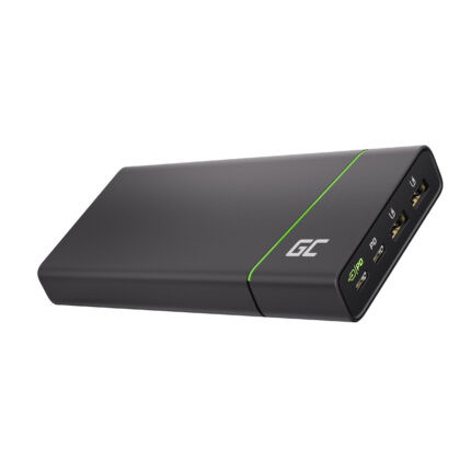 Kraftbank Green Cell PowerPlay Ultra 26800mAh 128W 4-port för bärbar dator. MacBook. iPad. iPhone. Nintendo Switch och mer.