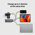 Kraftbank Green Cell PowerPlay Ultra 26800mAh 128W 4-port för bärbar dator. MacBook. iPad. iPhone. Nintendo Switch och mer. - Bild 2
