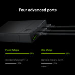 Power Bank Green Cell PowerPlay20 20000mAh med snabbladdning 2x USB Ultra Charge och 2x USB-C Power Delivery 18W. - Bild 3