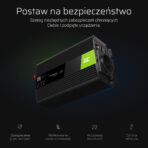 Green Cell Strömomvandlare 12V till 230V 300W/600W Ren sinusvåg - Bild 2