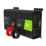 Green Cell Power Inverter PRO 12V till 230V 1000W/2000W Ren sinusvåg