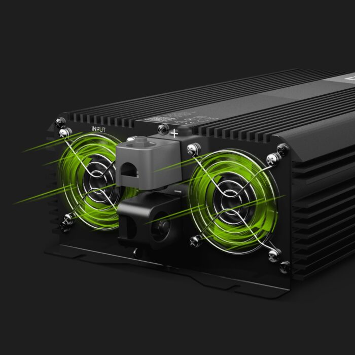 Green Cell Power Inverter PRO 12V till 230V 2000W/4000W Modifierad sinusvåg - Bild 4