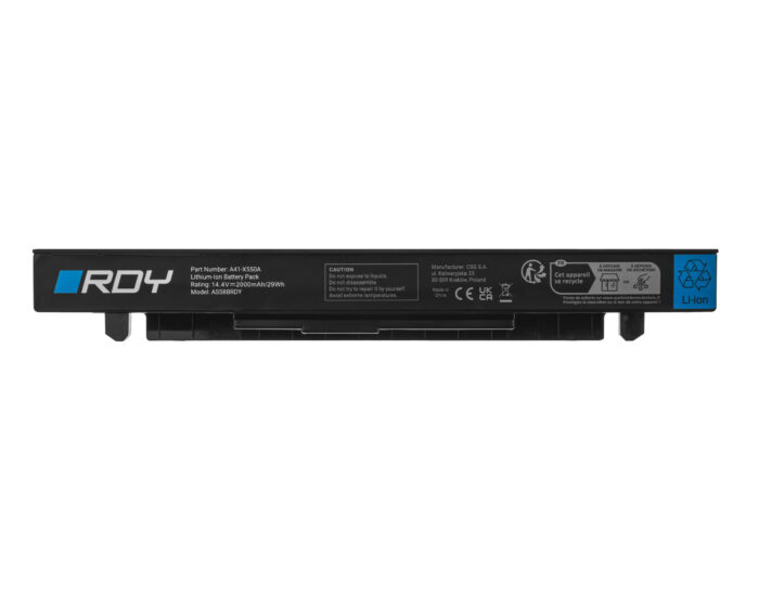 RDY Laptop Batteri A41-X550A för Asus A550 F550J F550L R510 R510C R510J R510JK R510L R510CA X550 X550C X550CA X550CC X550L - Bild 3