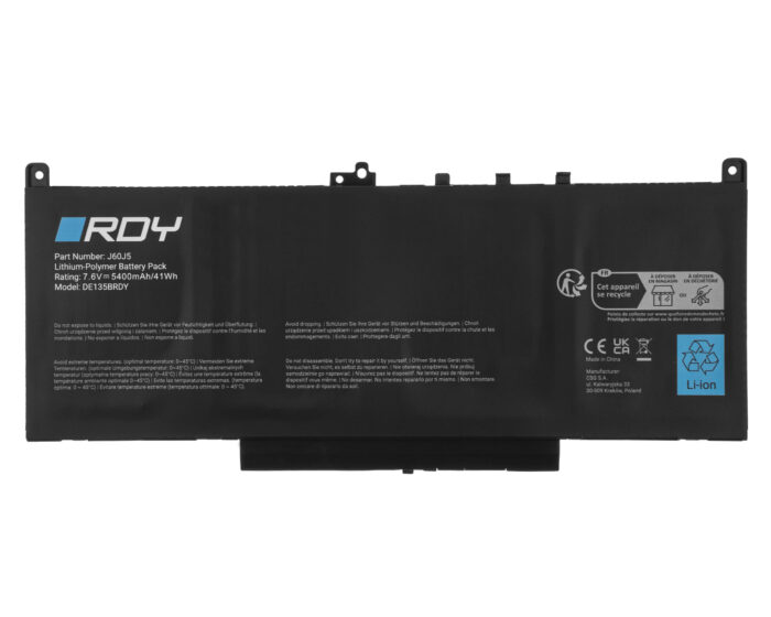 RDY Laptopbatteri J60J5 för Dell Latitude E7270 E7470 - Bild 3