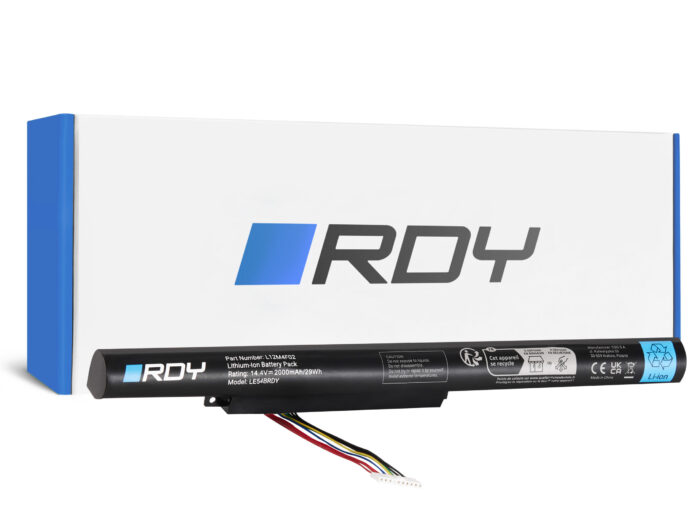 RDY Laptopbatteri L12M4F02 L12S4K01 för Lenovo IdeaPad P400 P500 Z400 TOUCH Z410 Z500 Z500A Z505 Z510 TOUCH. - Bild 1