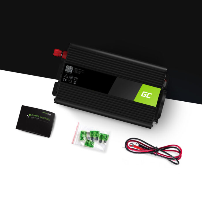 Green Cell Strömomvandlare 12V till 230V 1000W/2000W Modifierad sinusvåg - Bild 2