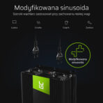Green Cell Power Inverter 12V till 230V 2000W/4000W Modifierad sinusvåg - Bild 2