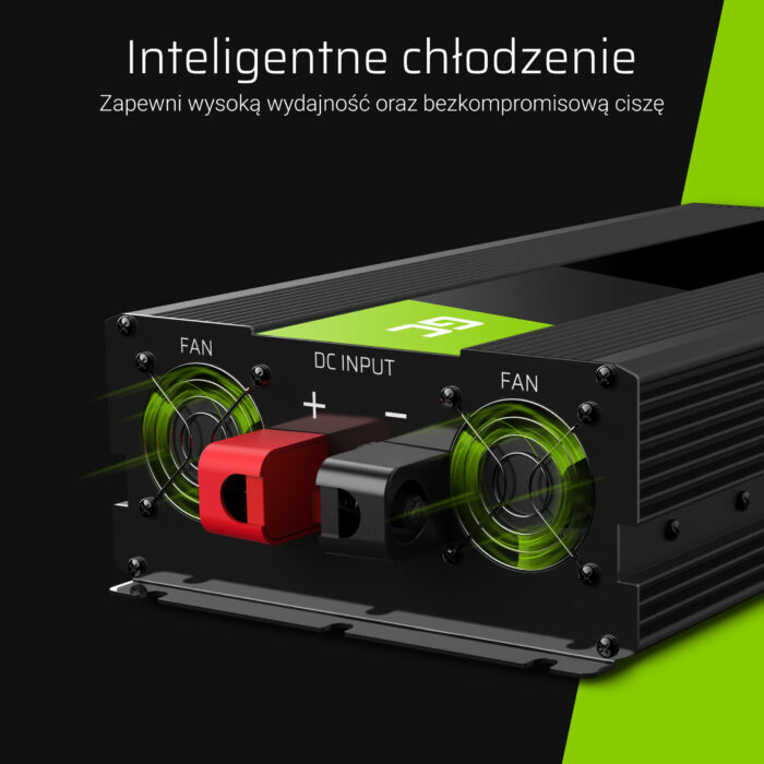 Green Cell Strömomvandlare 12V till 230V 3000W/6000W Modifierad sinusvåg - Bild 2