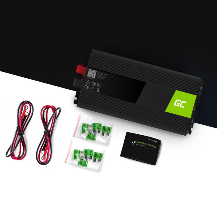 Green Cell Strömomvandlare 12V till 230V 3000W/6000W Modifierad sinusvåg - Bild 5
