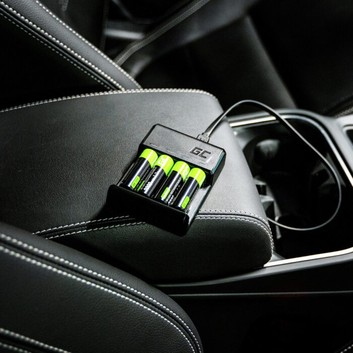 Set Green Cell VitalCharger och 4x batterier AAA HR03 800mAh. - Bild 5