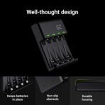 Set Green Cell VitalCharger och batterier 2xAA 2000mAh 2xAAA 800mAh - Bild 5