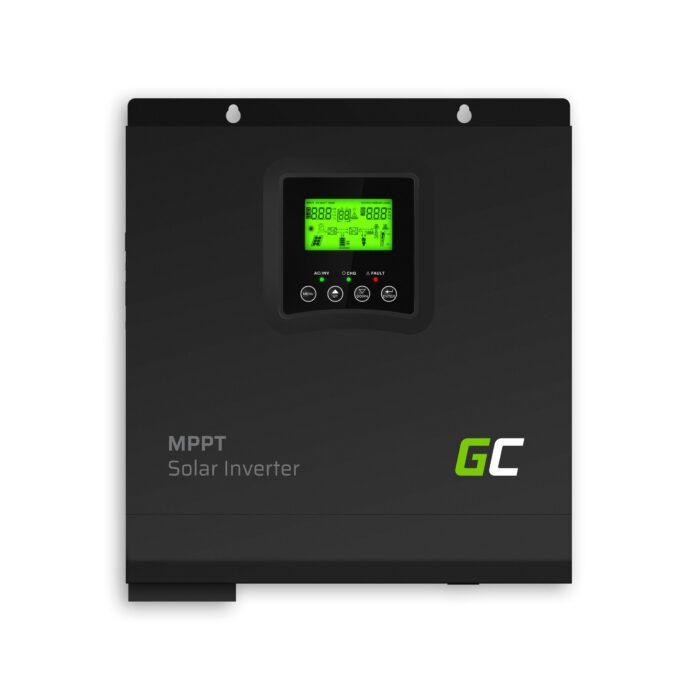 Solärt Växelriktare Från Nätet omvandlare Med MPP TGreen Cell Solcellsladdare 24VDC 230VAC 3000VA/3000W Ren Sinusvåg. - Bild 1