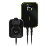 Wallbox Green Cell EV PowerBox 22kW RFID-laddare med typ 2-uttag för laddning av elbilar och Plug-In-hybrider.