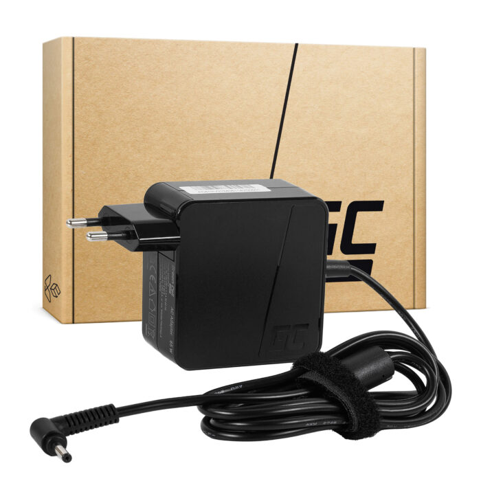 Nätaggregat Laddare Green Cell PRO 19V 3.42A 65W för Asus F553 F553M F553MA R540L R540S X540S X553 X553M X553MA ZenBook UX303L. - Bild 1