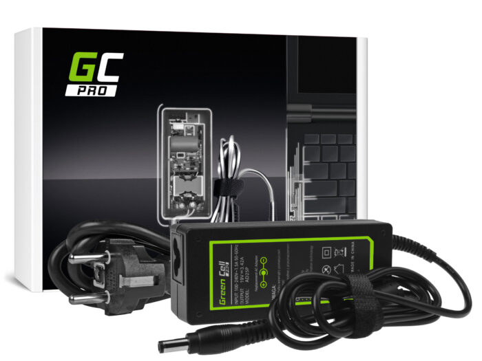 Green Cell PRO Laddare / AC Adapter 19V 3.42A 65W för Asus R510C R510L R556L X550C X550L Toshiba Satellite C650 L750. - Bild 2