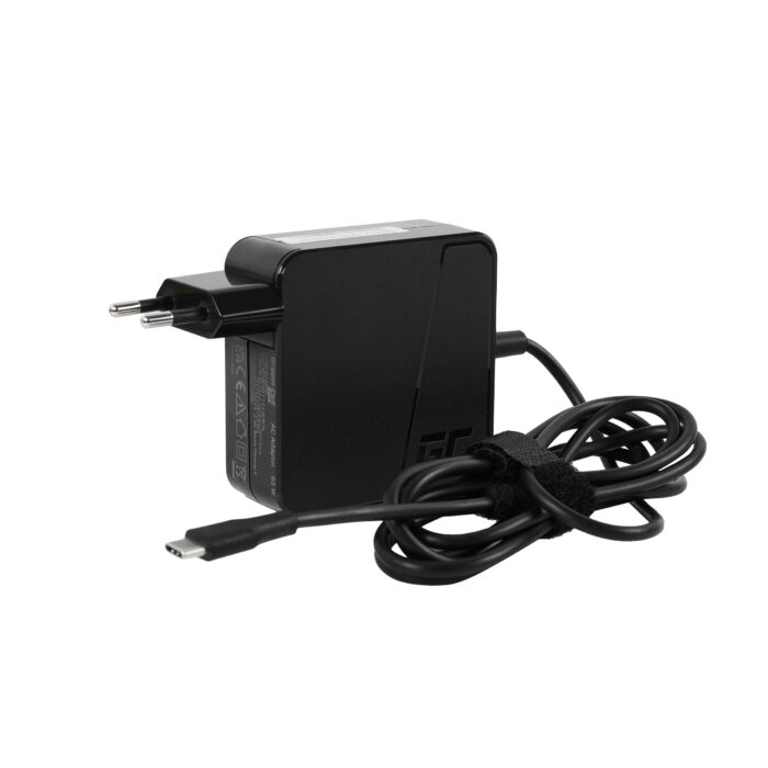 AC-adapter Green Cell PRO USB-C 65W för bärbara datorer. surfplattor. telefoner - Bild 2